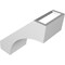 Ekena Millwork 5-in. W x 10-in. D x 10-in. H Westlake Architectural Grade PVC Knee Brace BRCP05X10X10WTL - alternate 5